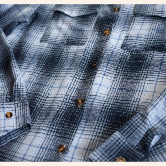 Lightweight Navy Flannel - Child