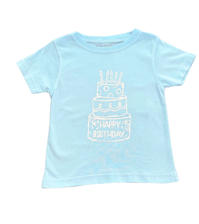 Mustard and Ketchup Kids Birthday Cake T-Shirt - Sunny Meadow Boutique