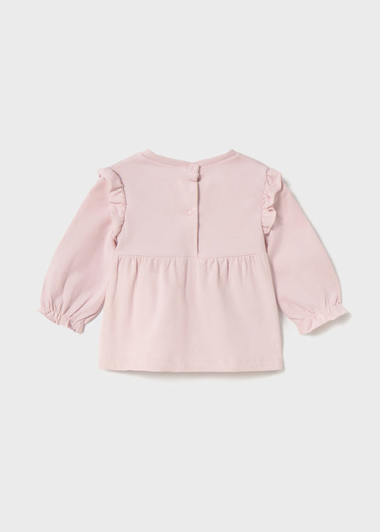 Sweet Sprout Baby Pink Long-Sleeve Tee