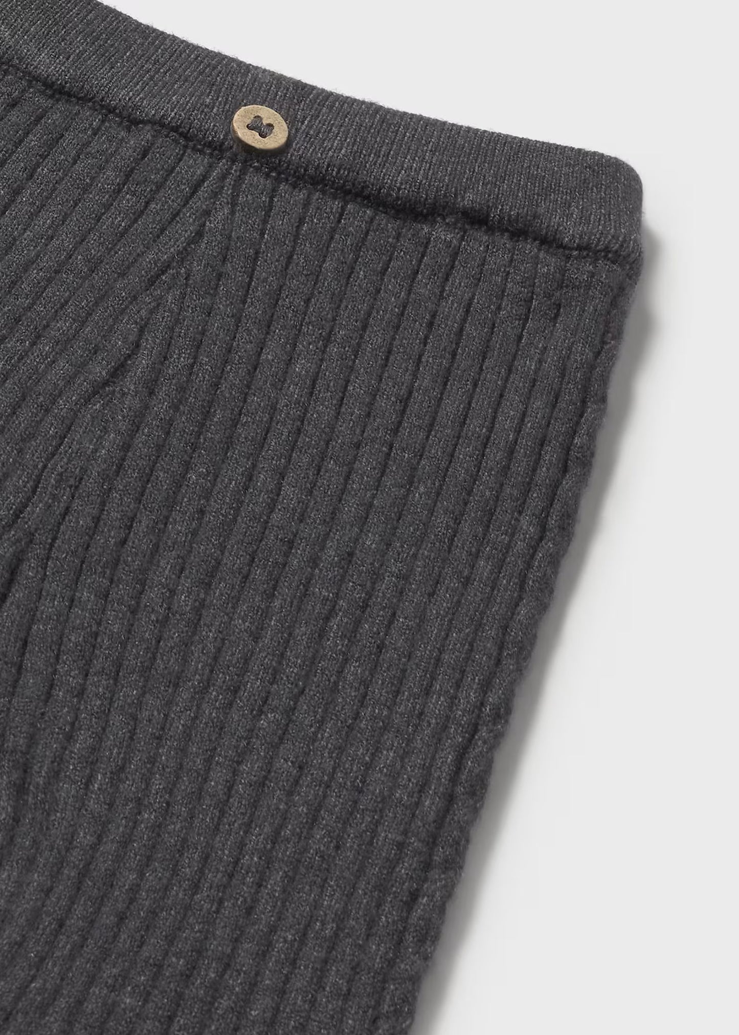 Infant Knitted Leggings (Anthracite Heather)