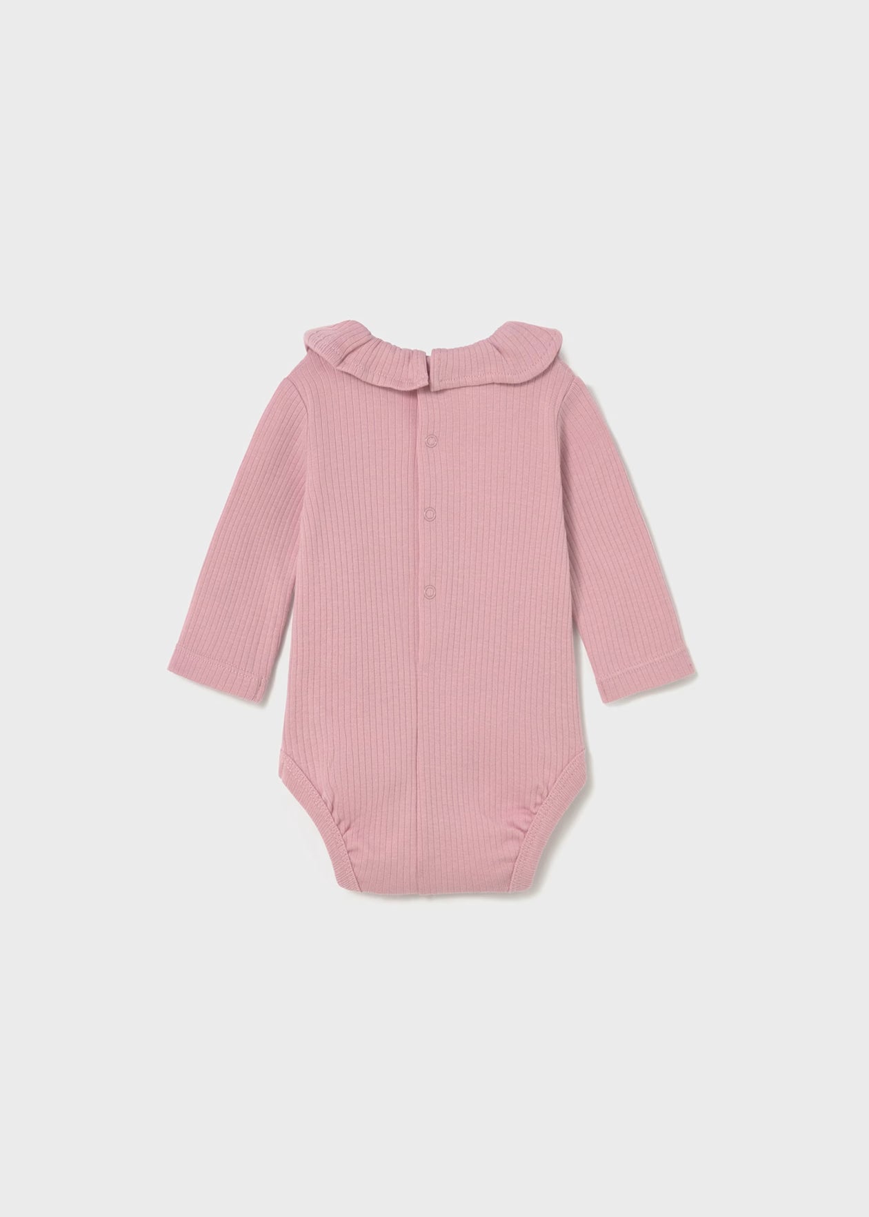 Sweet Orchid Ruffle-Collar Bodysuit