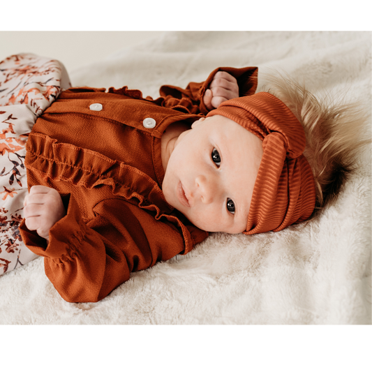 Matching Headbands - Rust