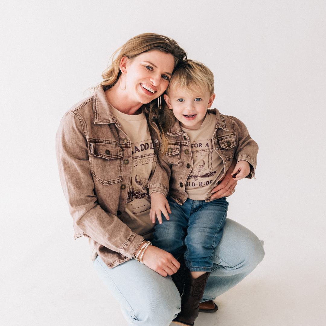 Brown Denim Jacket - Child