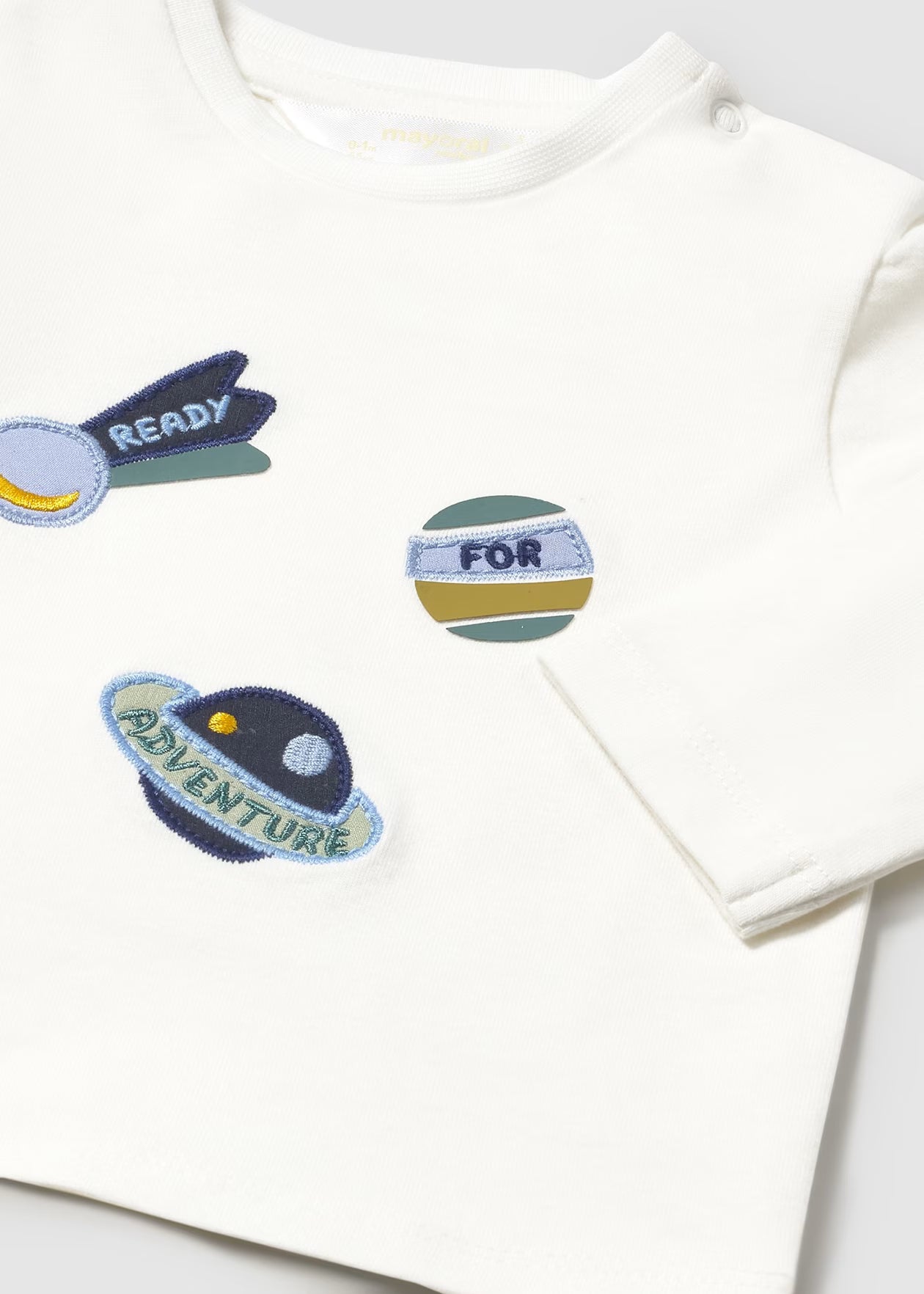 Infant Boys Cotton Crew Tee (Available in 4 Colors)