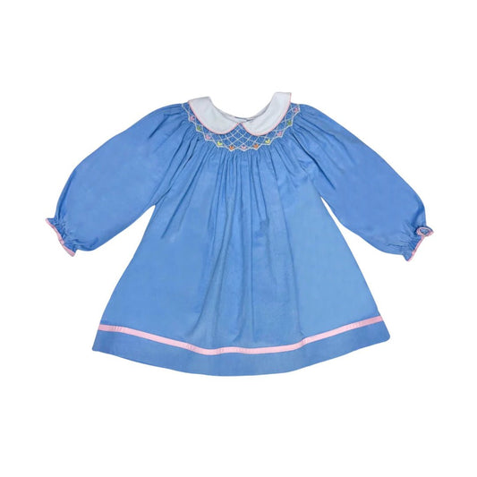 Smocked Hearts Bishop Dress - Sunny Meadow Boutique