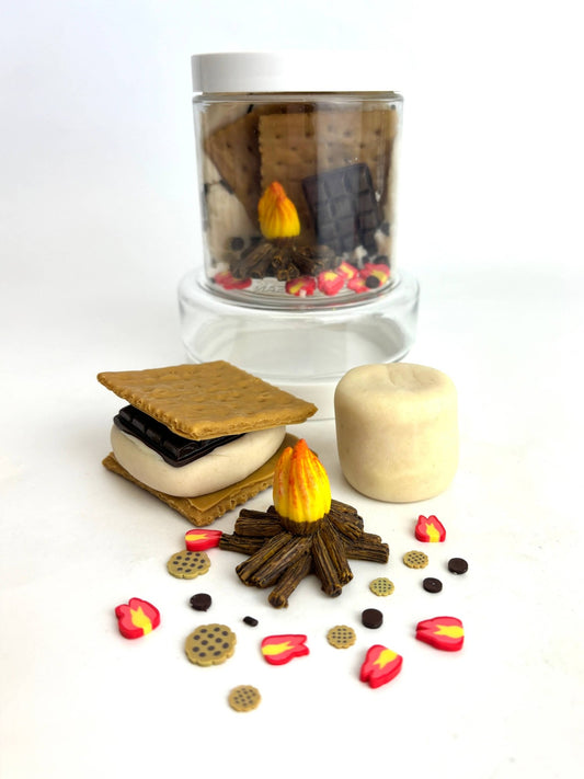 S'mores Mini Dough - To - Go Play Kit - Sunny Meadow Boutique