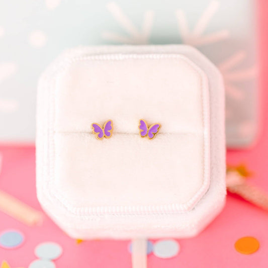 Tiny Purple Butterfly - Sunny Meadow Boutique