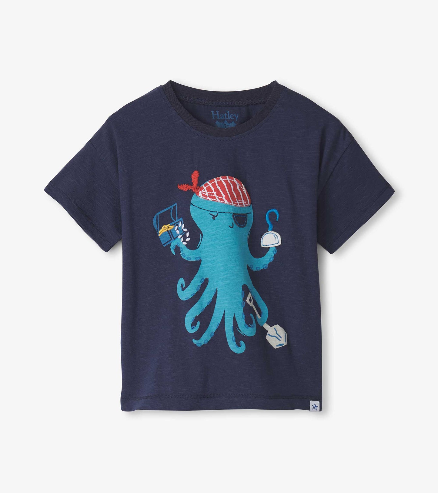 pirate octopus slouchy tee