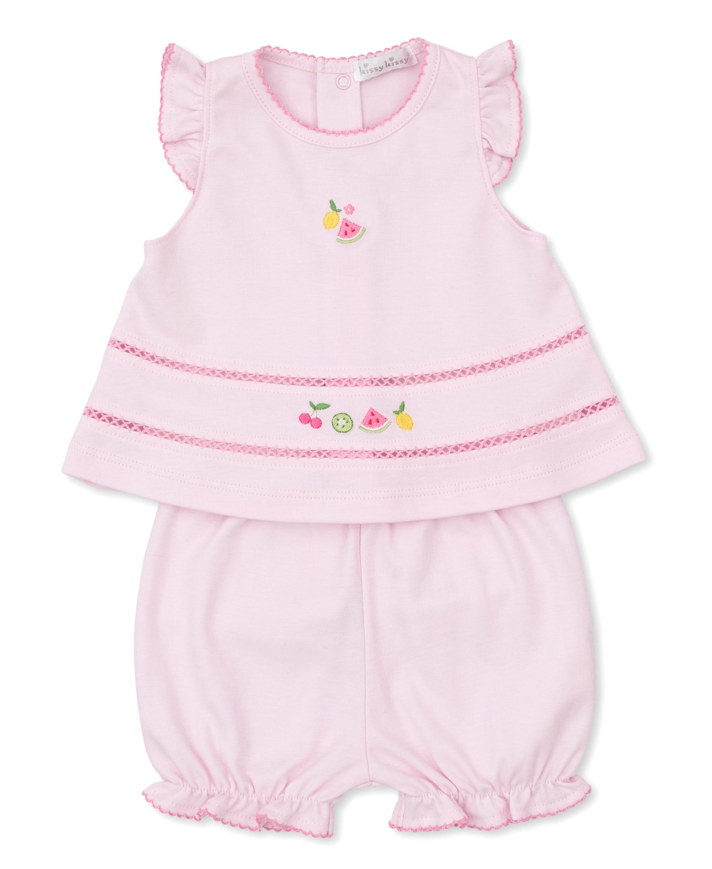 Fruit Fiesta Pink Sunsuit Set