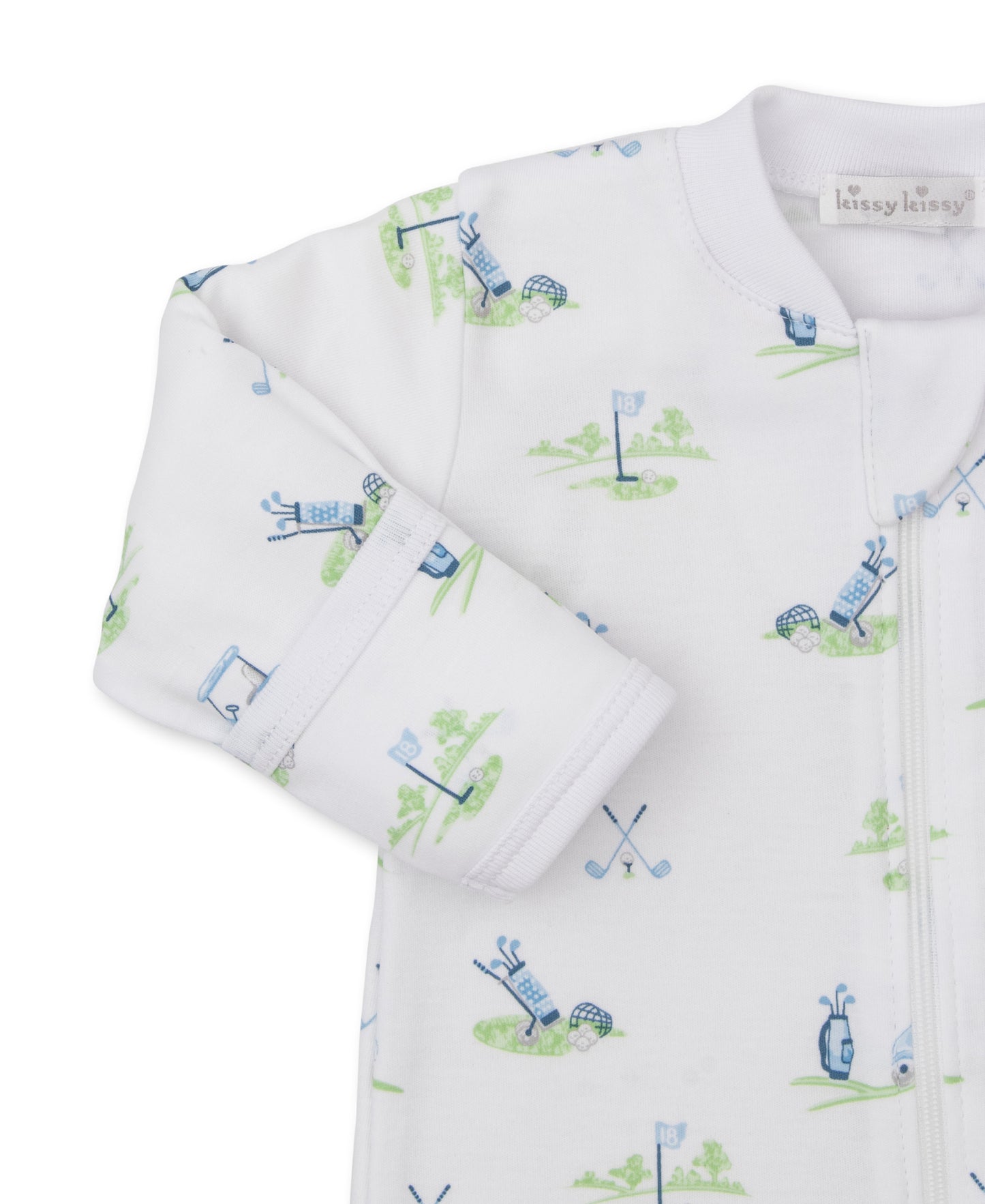 Fairway Foursome Footie with Zip