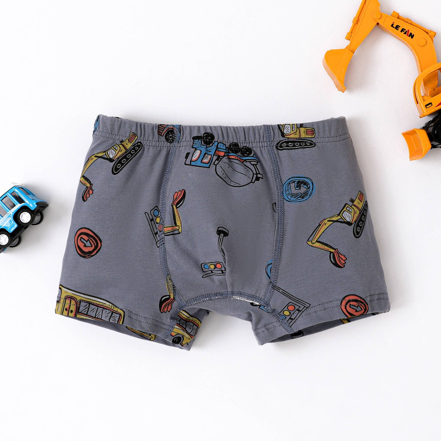 Childlike Animal Pattern Cotton Tight Boy Underwear Set