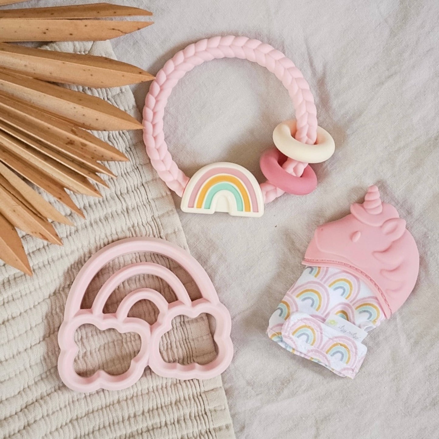 *NEW OPTIONS* Itzy Mitt™ Silicone Teething Mitts
