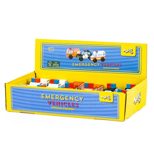 Majigg  Wooden Toy Emergency Vehicles