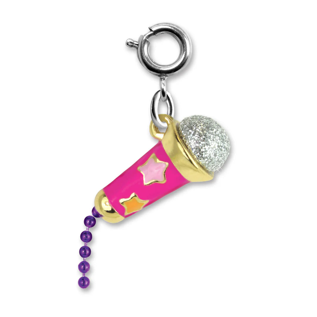 Star Microphone Charm