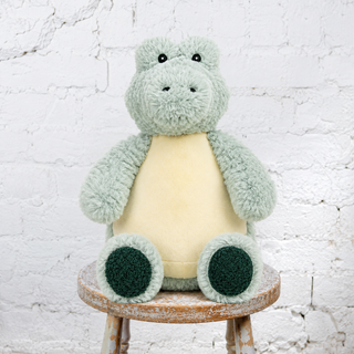 Baby Alligator with removable stuffing pod