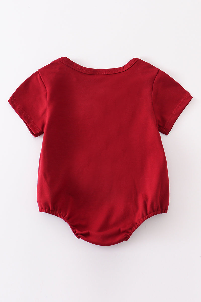 Maroon blank basic Adult Kids t-shirt and baby bubble