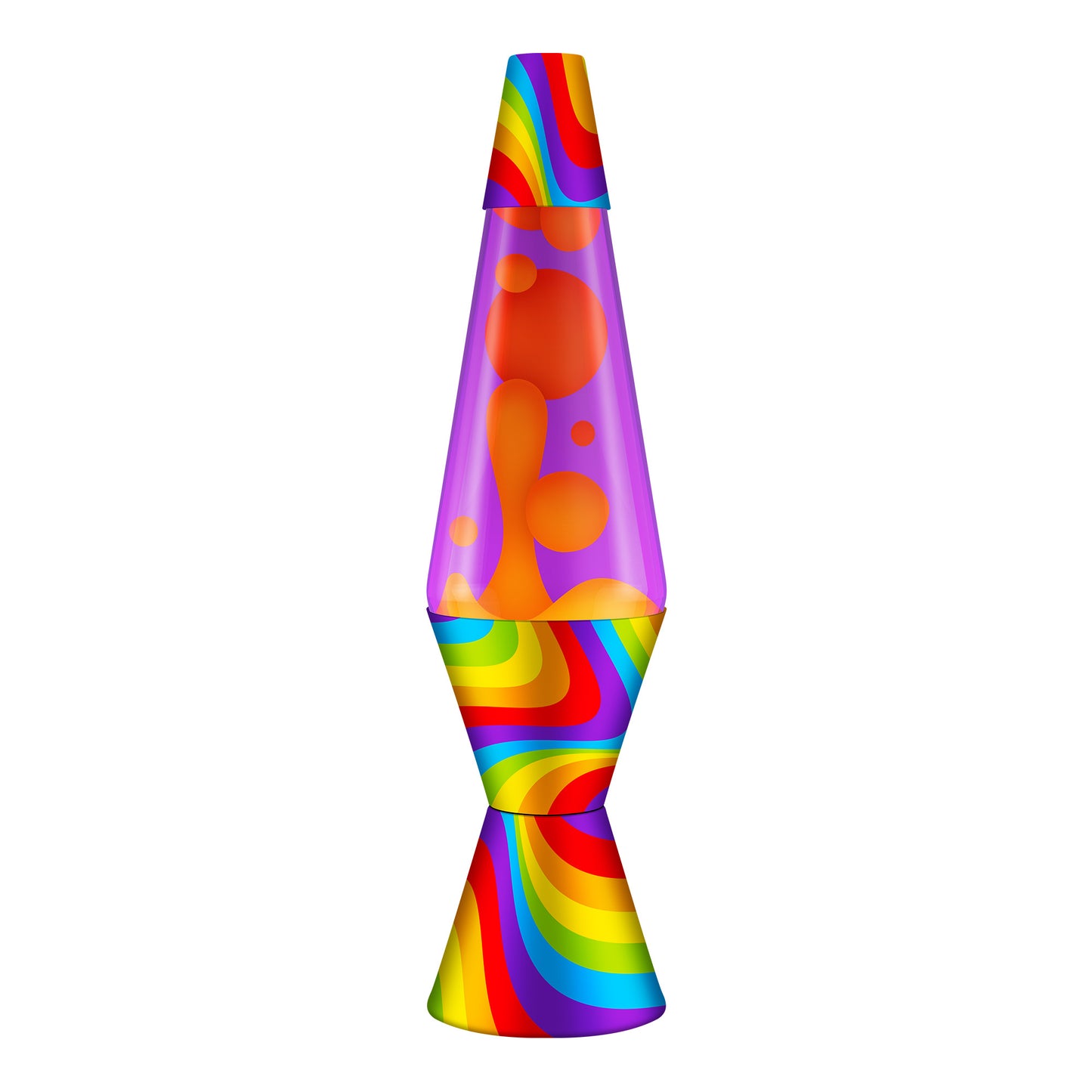 14.5" FLOWING COLOR LAVA LAMP