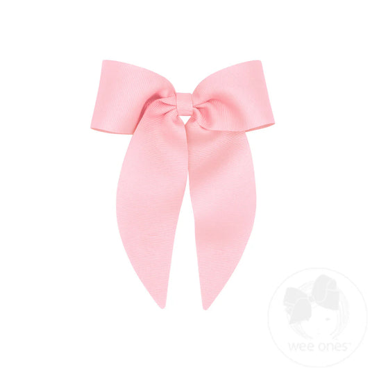 Medium Grosgrain Hair Bowtie with Knot Wrap and Whimsy Tails