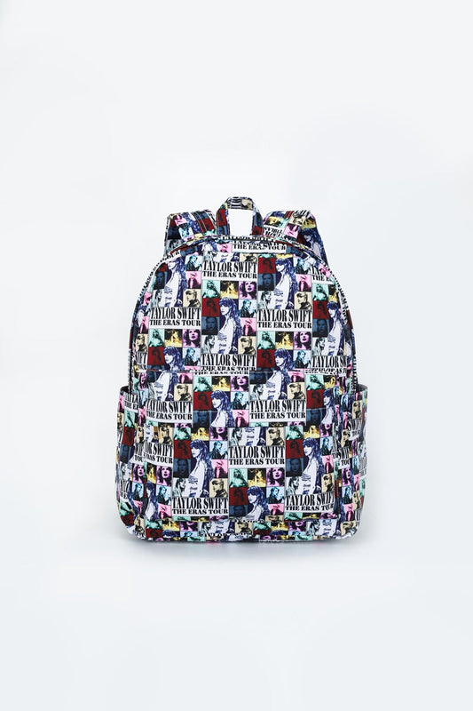 Music fan print backpack