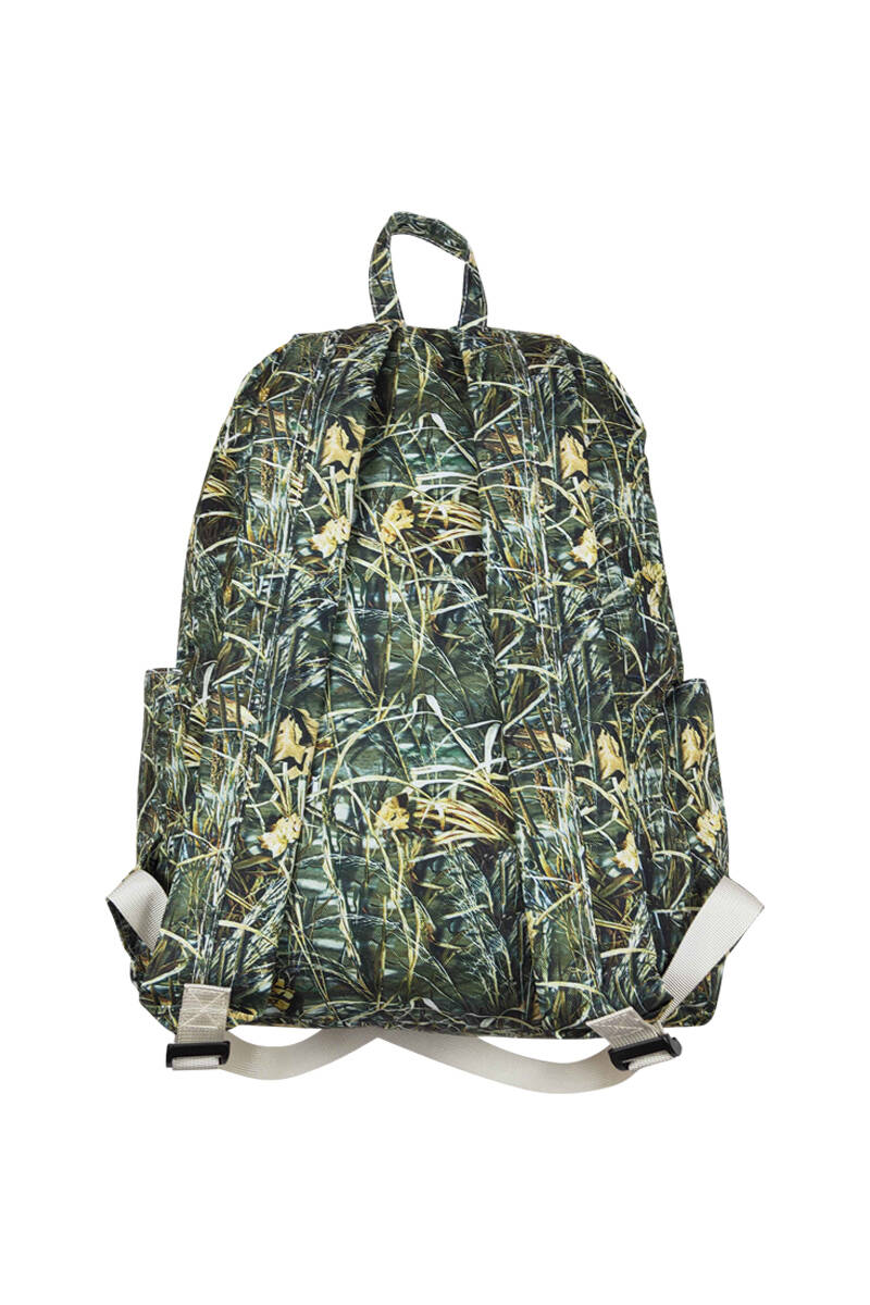 Camouflage print backpack