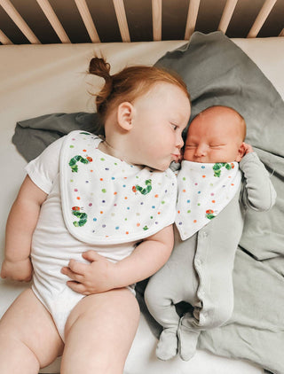 Caterpillar | Organic 2-Layer Reversible Bib