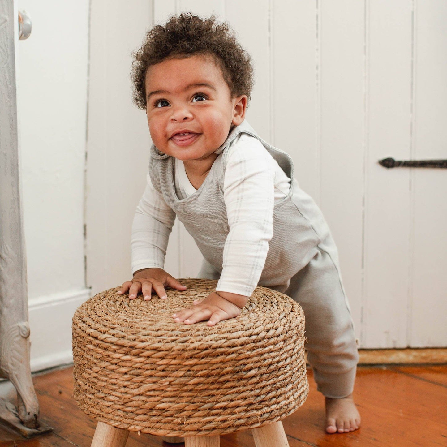 Plaid Infant Boy Jumpsuit & Bodysuit Set