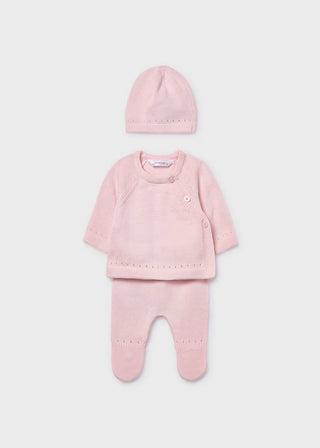 Mayoral 3-Piece Knit Wrap Layette Gift Set