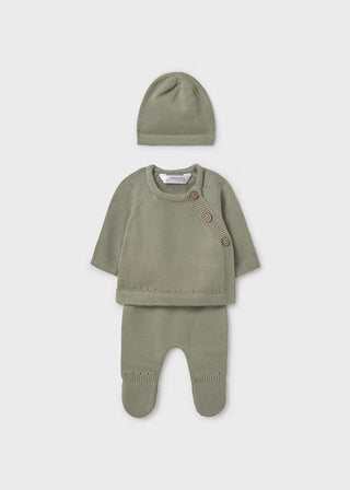 Mayoral 3-Piece Knit Wrap Layette Gift Set