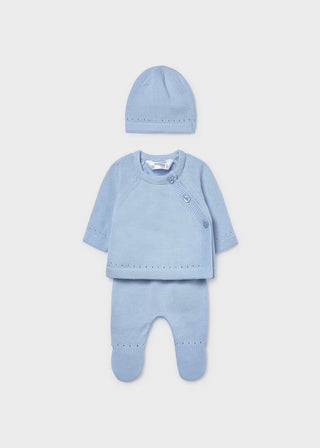 Mayoral 3-Piece Knit Wrap Layette Gift Set