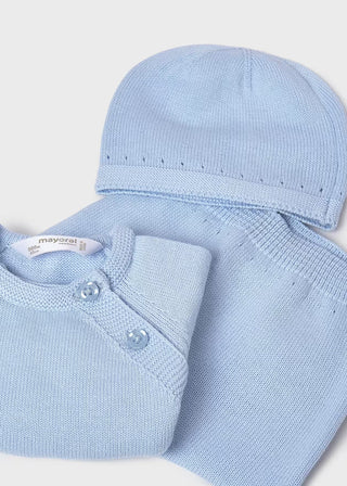 Mayoral 3-Piece Knit Wrap Layette Gift Set