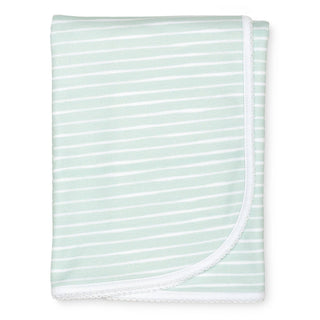 Sage Stripe Blanket