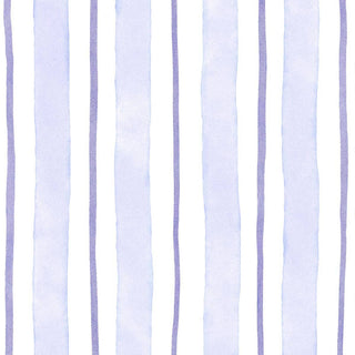 Blue Stripe Baby Hat, One Size