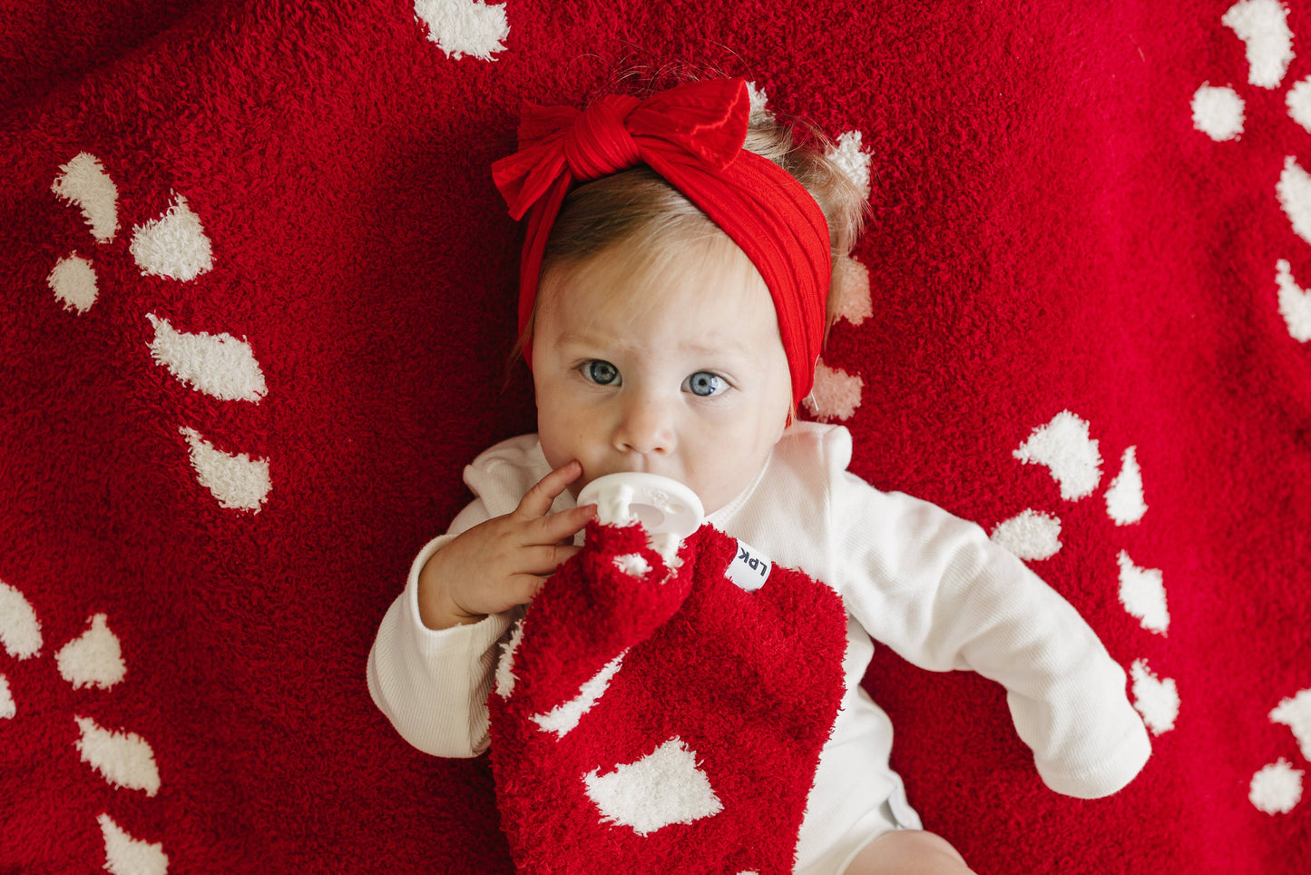 Christmas Plush Lovey | Candy Cane