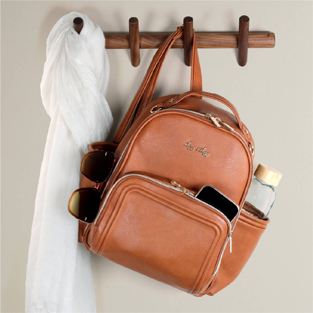 *NEW* Cognac Itzy Mini Plus™ Backpack Diaper Bag