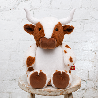 Texas Longhorn with removable stuffing pod
