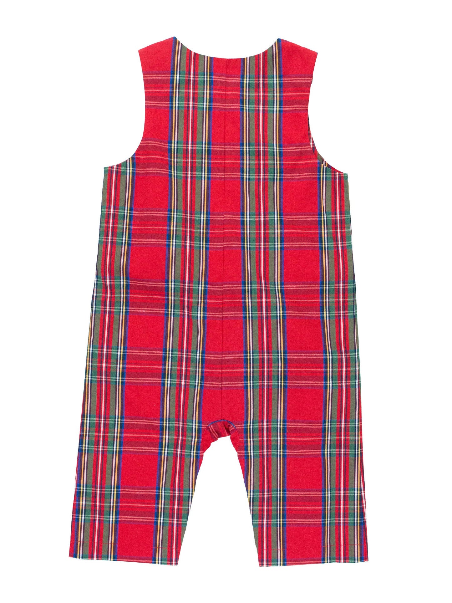 Baby Boys Tis The Season Plaid Longall Romper