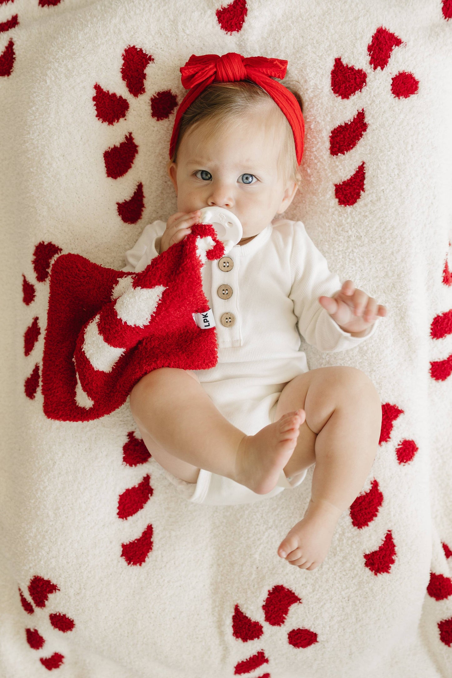 Christmas Plush Lovey | Candy Cane