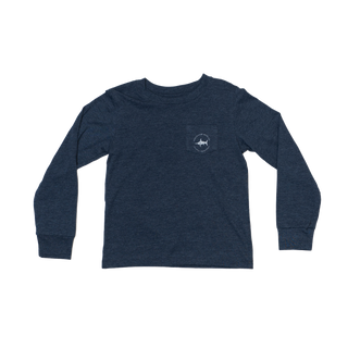 Pointer Tee LS - Heather Blue