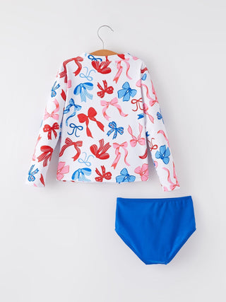 4th of july “Bow” Boutique Swimsuit - Sunny Meadow Boutique