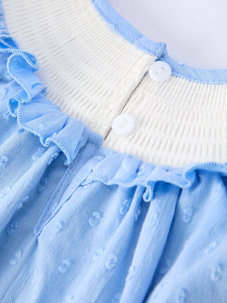 4th of July Flag Girls Bloomer Set Ruffle Collar - Sunny Meadow Boutique