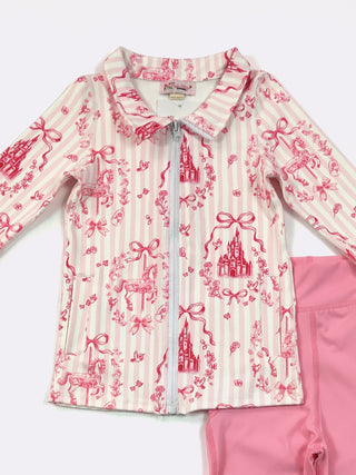 Fairytale Athletic Girls Set, Pink, 2T