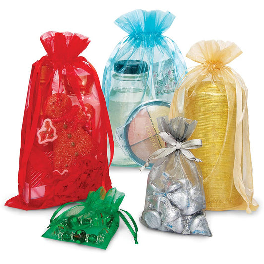 Organza Sheer Drawstring Bags