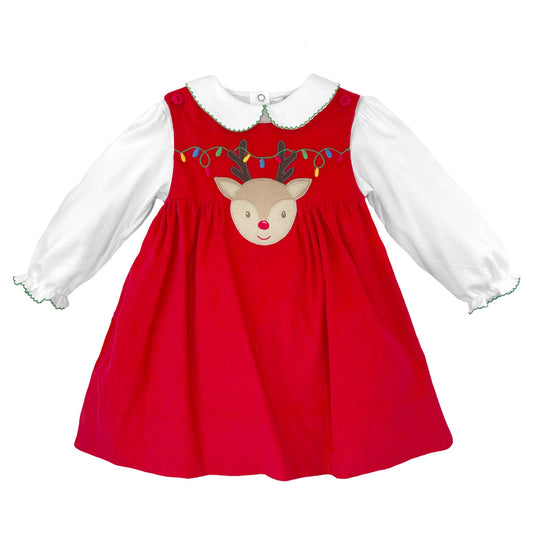 Reindeer Face Applique Jumper