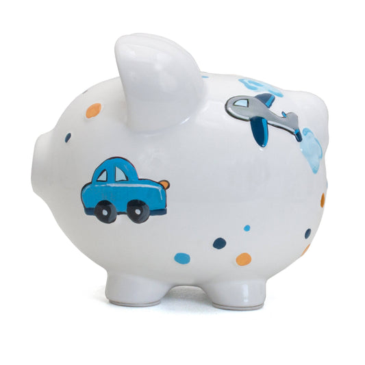 Choo Choo Transportation Pig