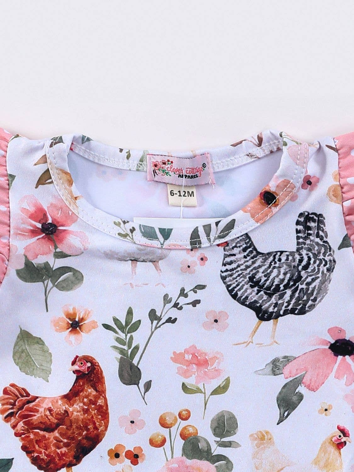 Spring Chicken Baby Romper