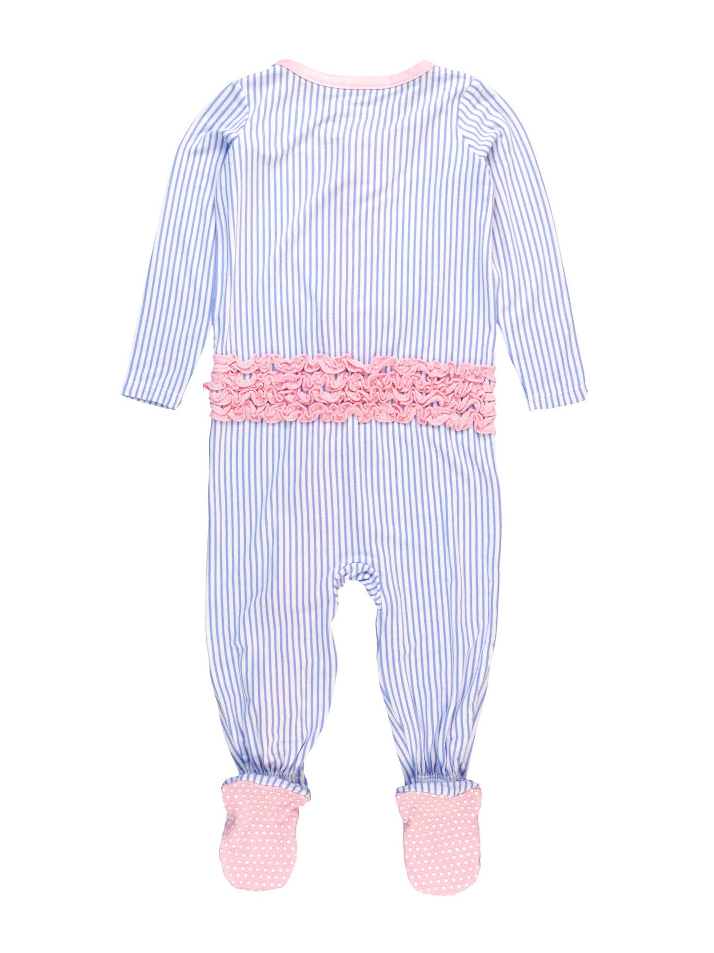 Footed Ruffle One-Piece Pajama Bamboo