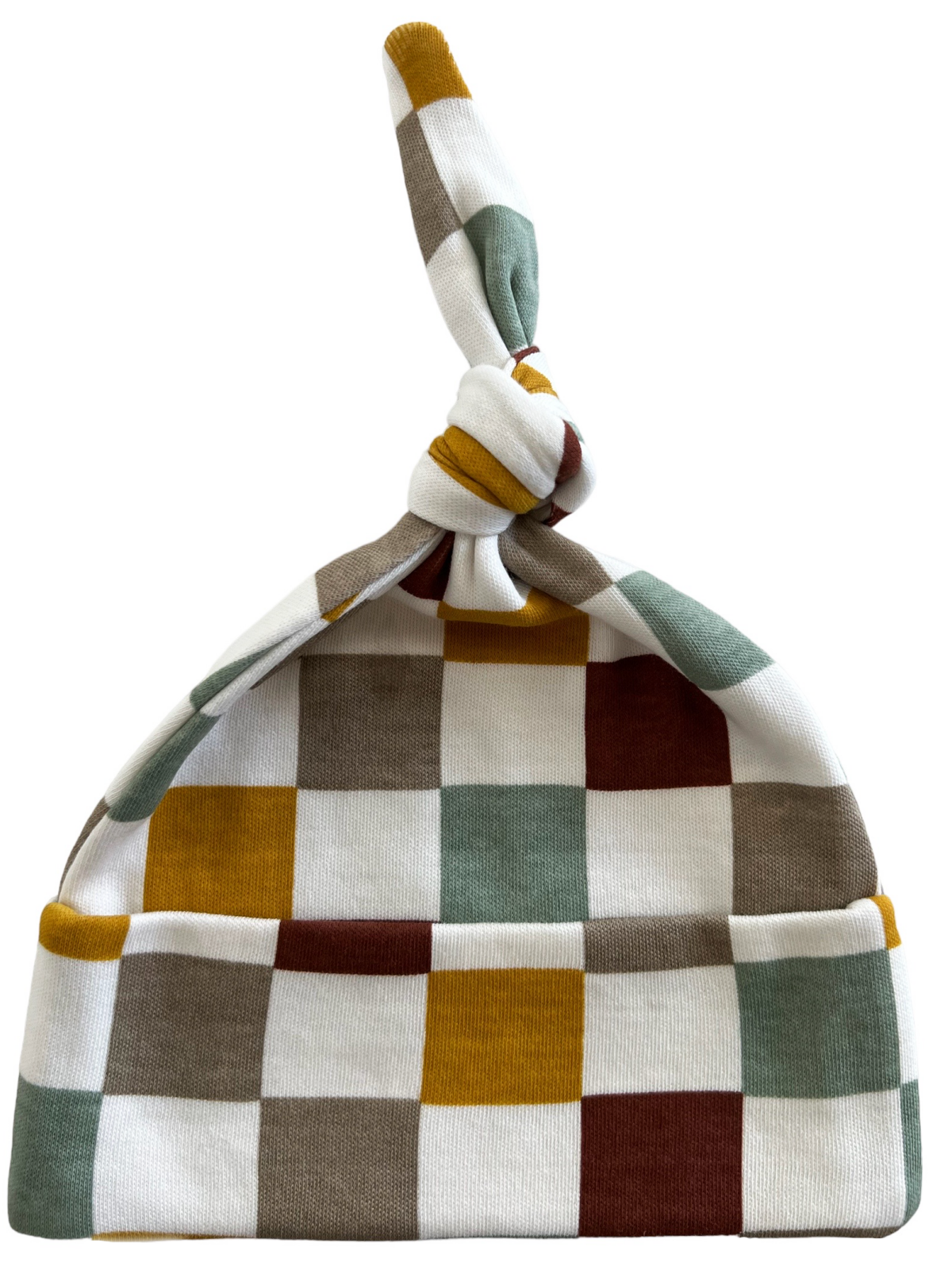 Cannoli Checkerboard / Organic Beanie (Baby - Kids)