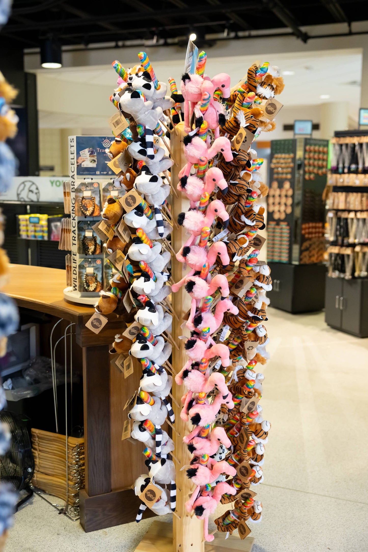 8" (17cm) Lollyplush Cow  w/ 14" Rainbow Lollipop