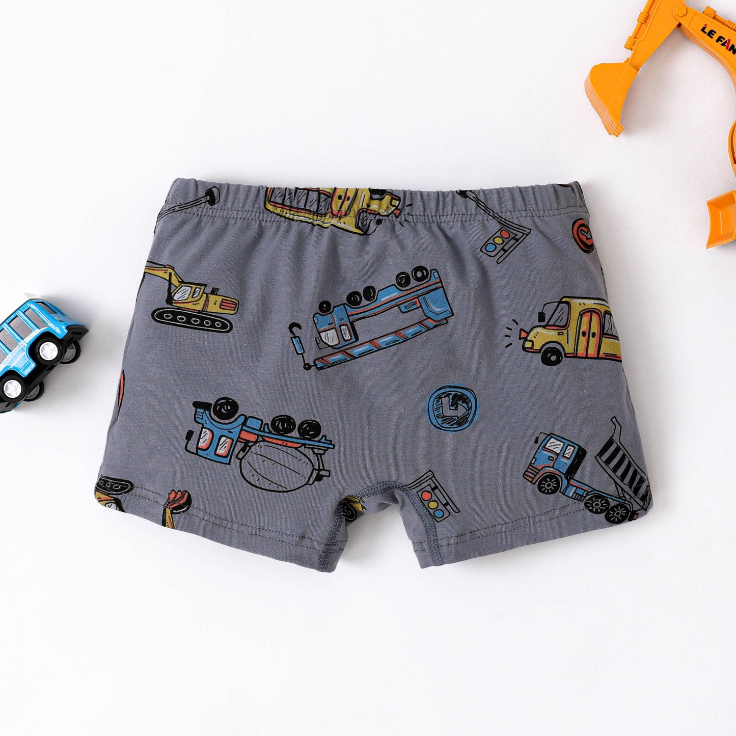 Childlike Animal Pattern Cotton Tight Boy Underwear Set