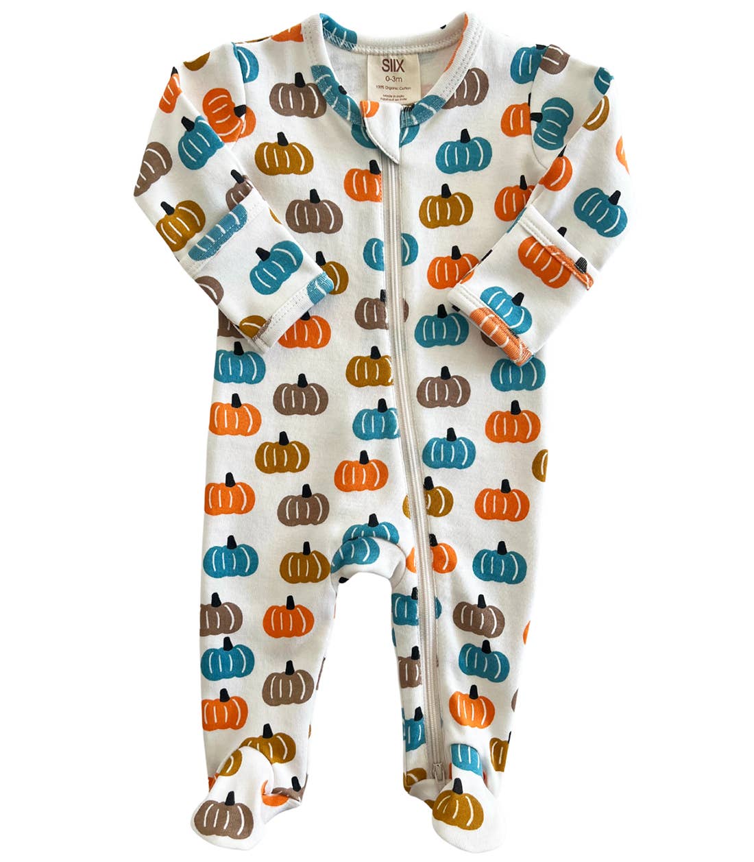 Pumpkin Patch / Organic Zip Footie (Baby - Kids)